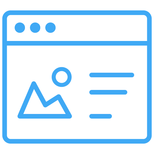 landing Pages blue