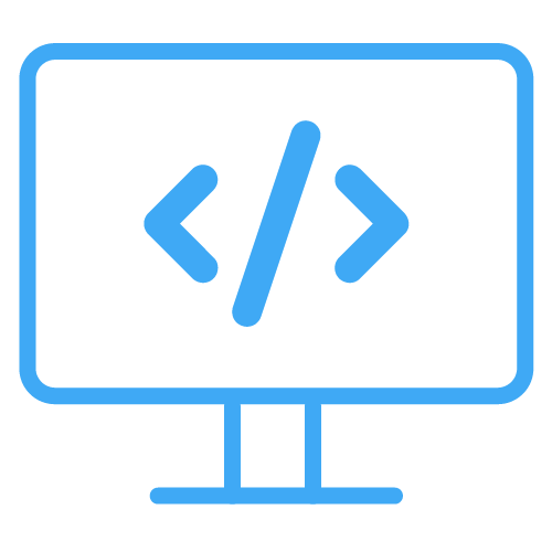 website creation blue